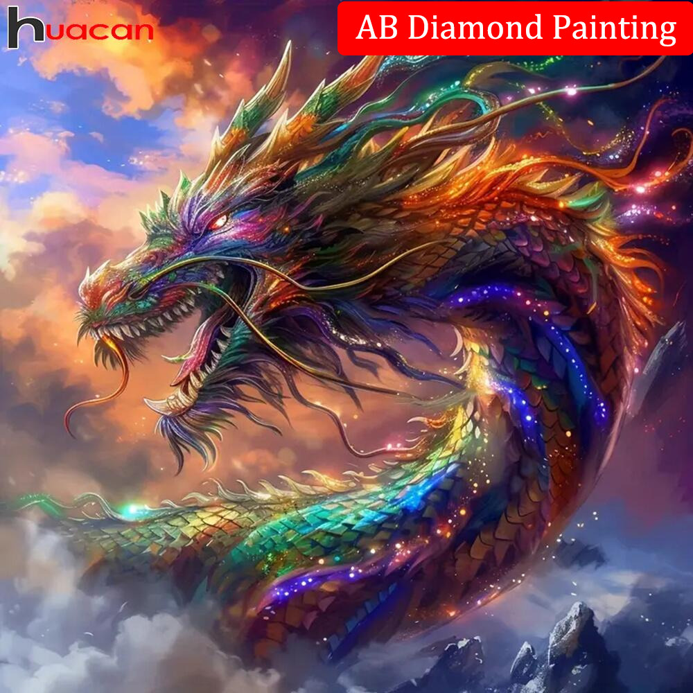 Embroidery Uae - Huacan New Arrivals Diamond Painting Dragon