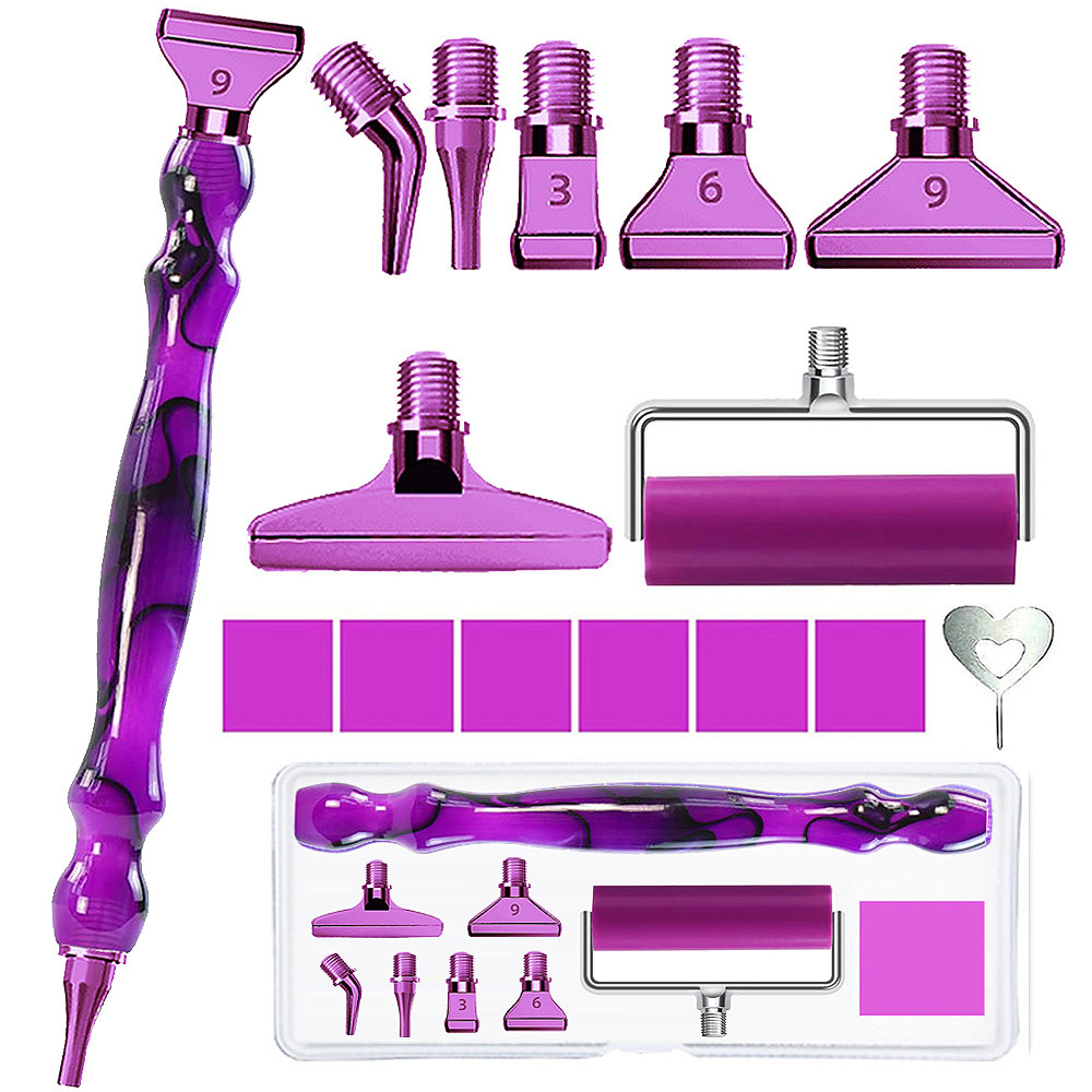 Embroidery Uae - Diamond painting pen accessory tool set,