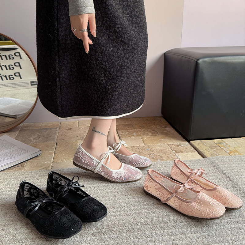 Women's Gentle Ballet Flat Sho - Embroidery Shoes ulasan dan harga