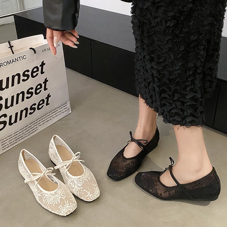 Women's Gentle Ballet Flat Sho - Embroidery Shoes ulasan dan harga