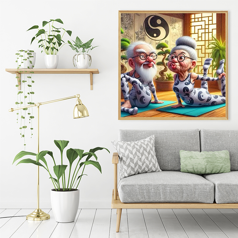 Momoart Old People Diamond Mos - Embroidery Uae ulasan dan harga