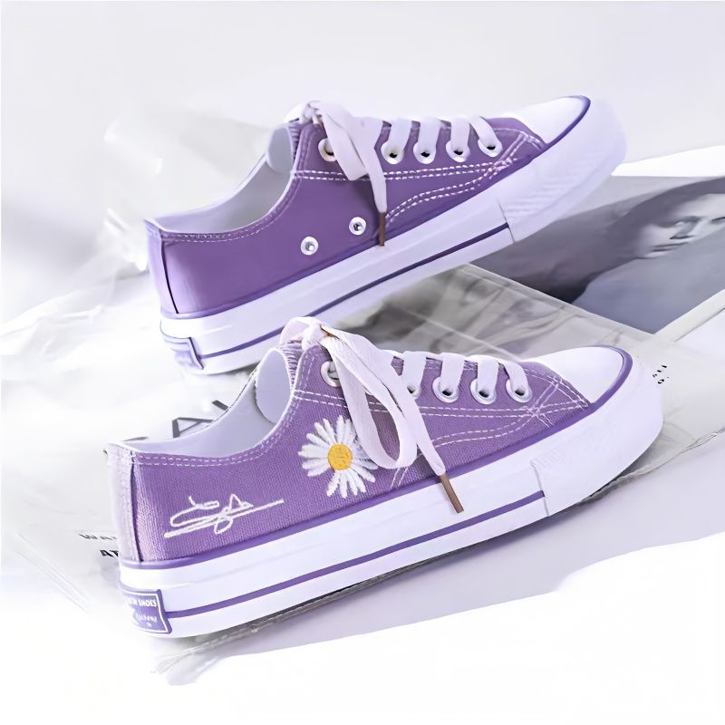 Chrysanthemum Embroidery Women - Embroidery Shoes ulasan dan harga