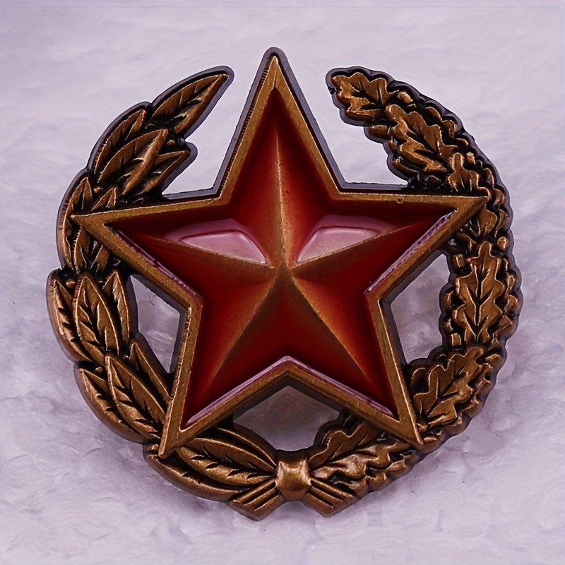 1pc Belarusian Red Star Emblem - Embroidery Legacy ulasan dan harga