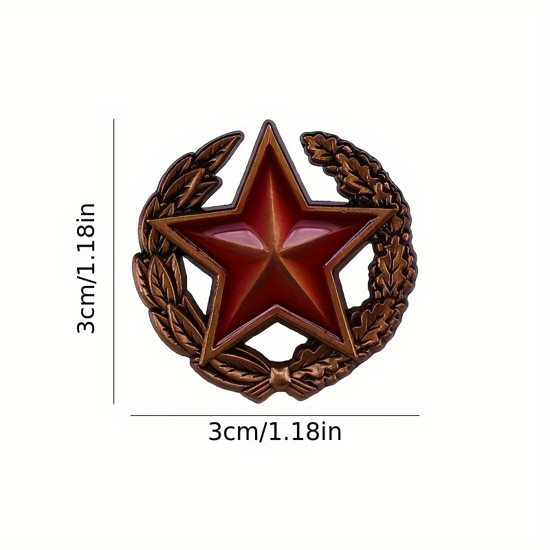 1pc Belarusian Red Star Emblem - Embroidery Legacy ulasan dan harga