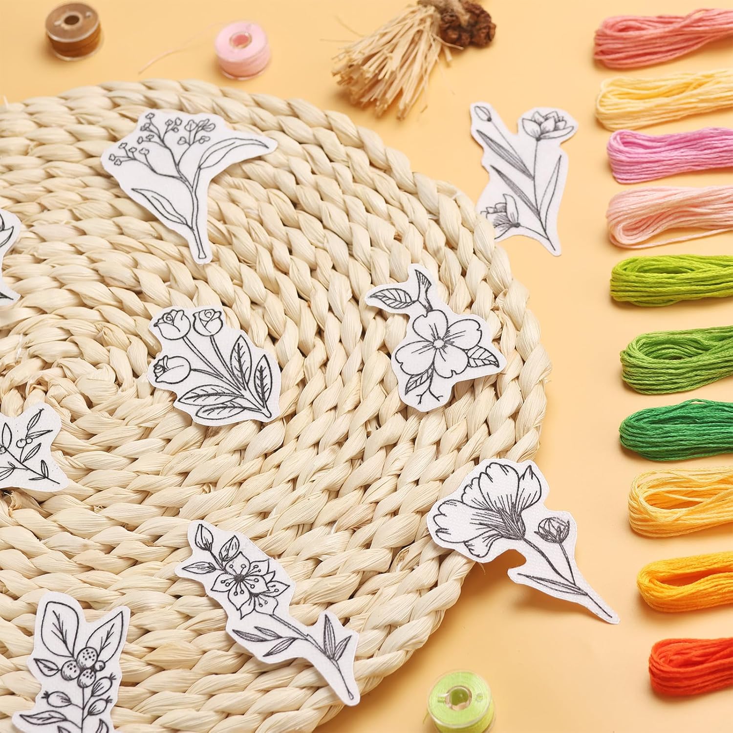 50Pcs Water Soluble Embroidery - Water Soluble Stabilizer ulasan dan harga