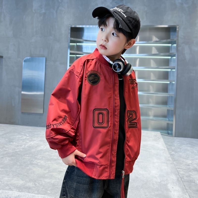 2025 New Boys Baseball Jacket  - Embroidery Jacket ulasan dan harga