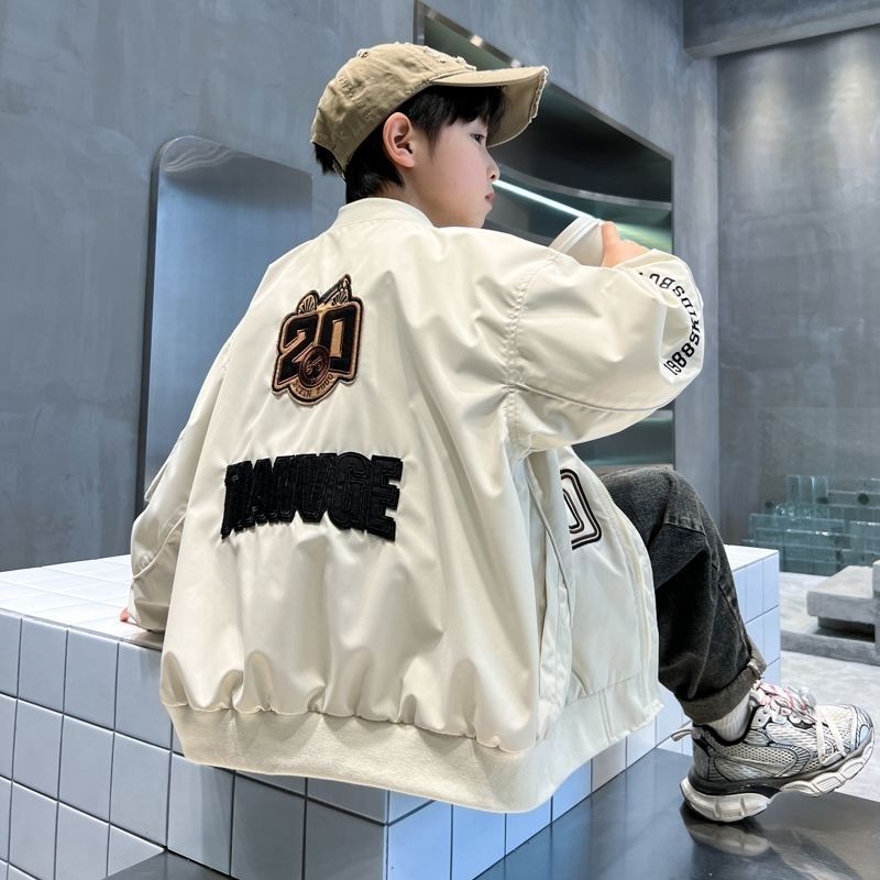 2025 New Boys Baseball Jacket  - Embroidery Jacket ulasan dan harga