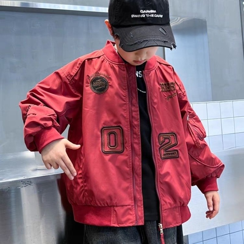 2025 New Boys Baseball Jacket  - Embroidery Jacket ulasan dan harga