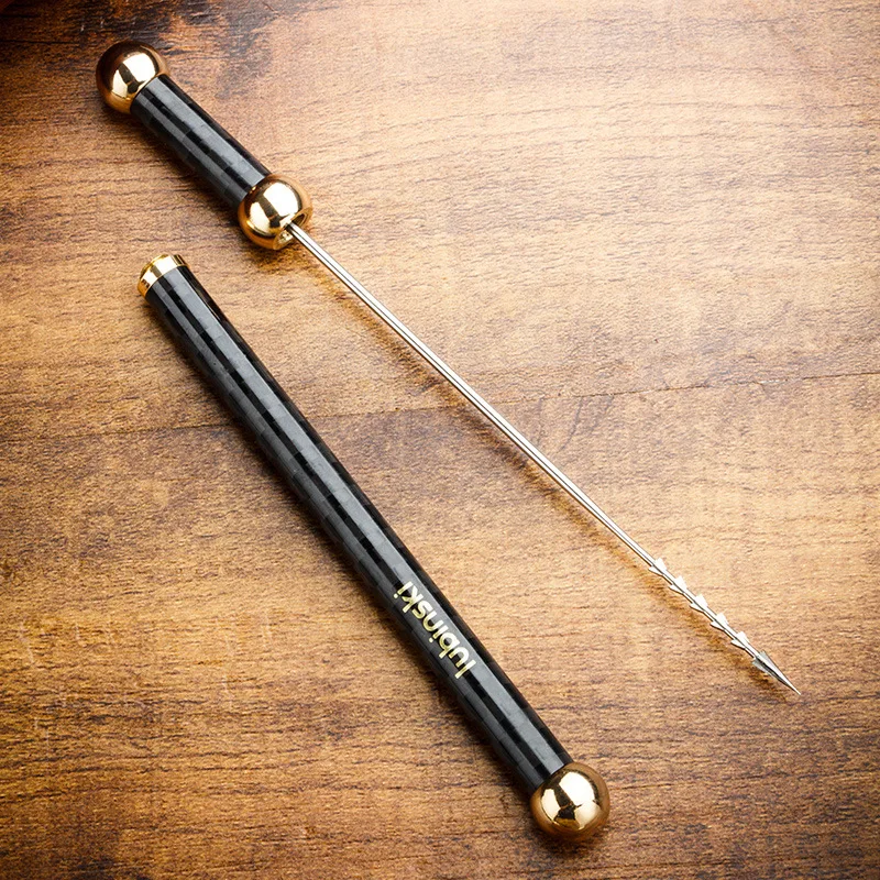 Portable Cigar Draw Enhancer T - Punch Needle Handle ulasan dan harga