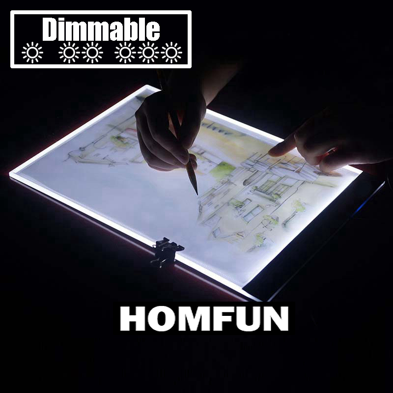 Dimmable ! Ultrathin A4 LED Li - Embroidery Uk ulasan dan harga