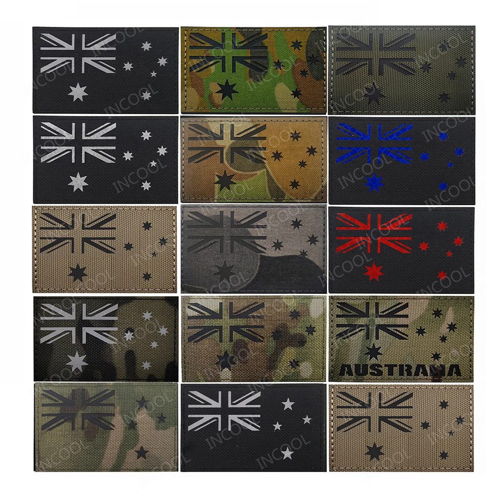 Australia Flag IR Reflective P - Embroidery Uk ulasan dan harga