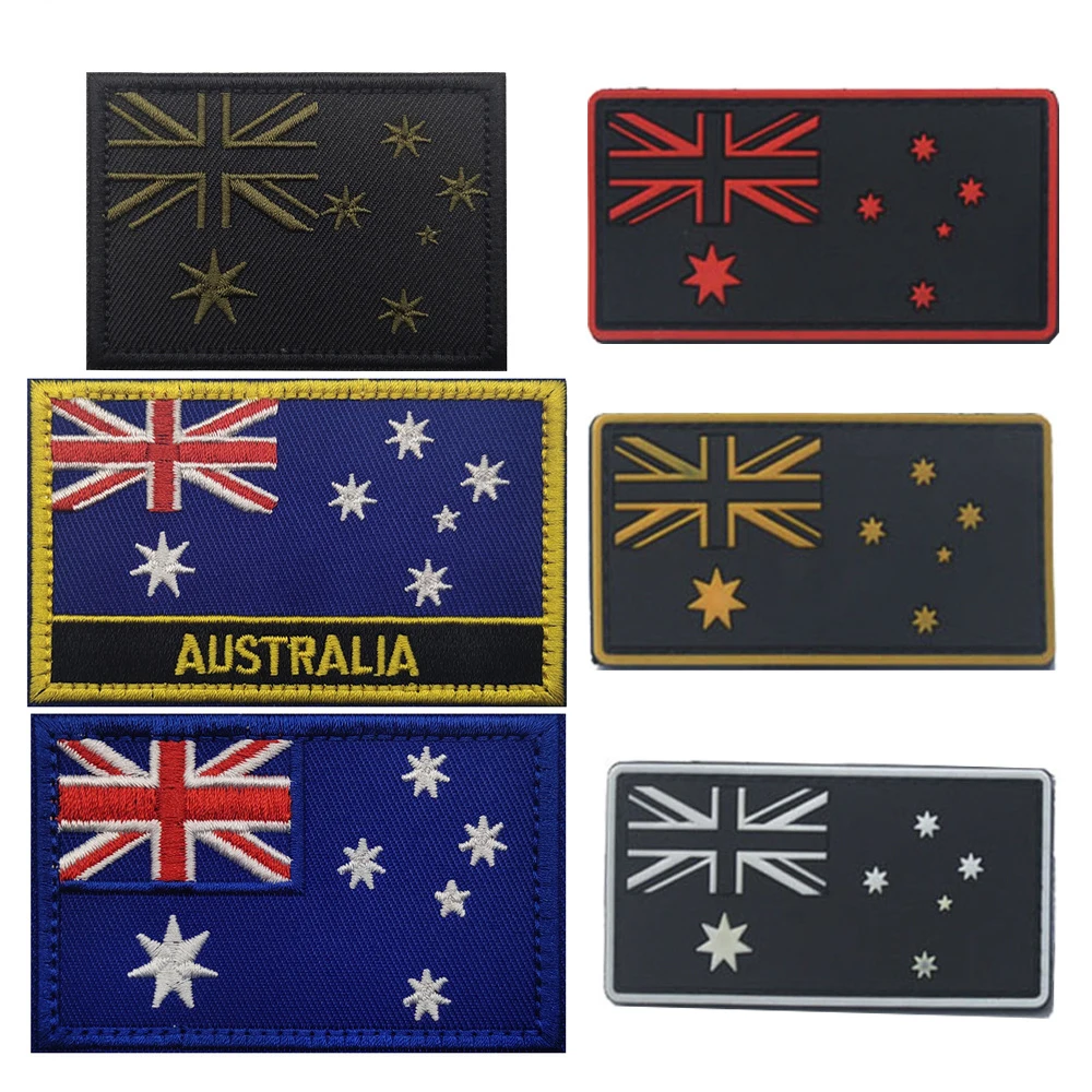 Australia Flag IR Reflective P - Embroidery Uk ulasan dan harga
