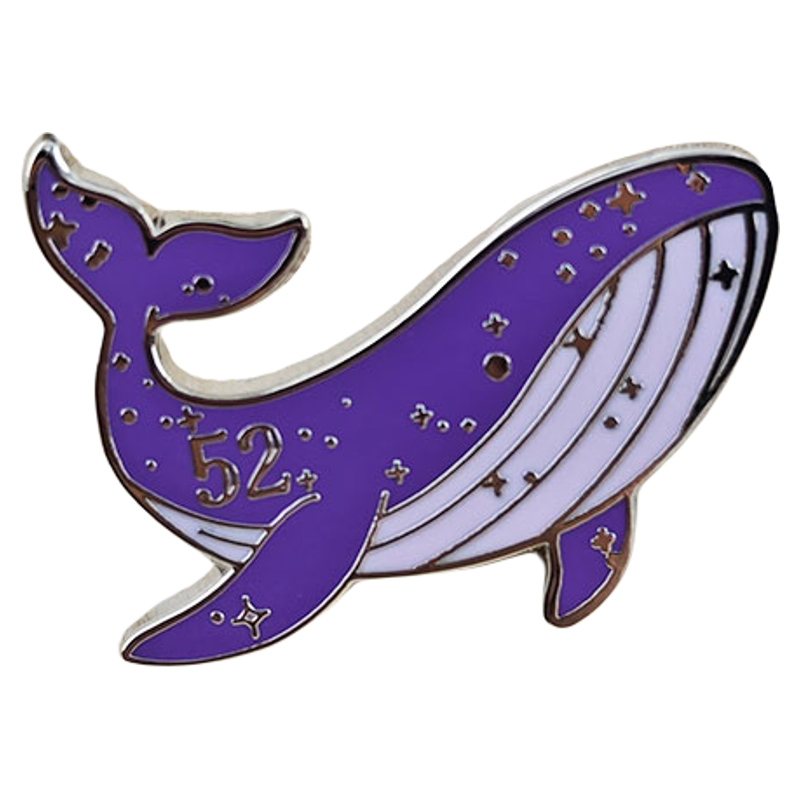 Kpop ARMY 52 Hertz Lonely Whal - Embroidery Whale ulasan dan harga