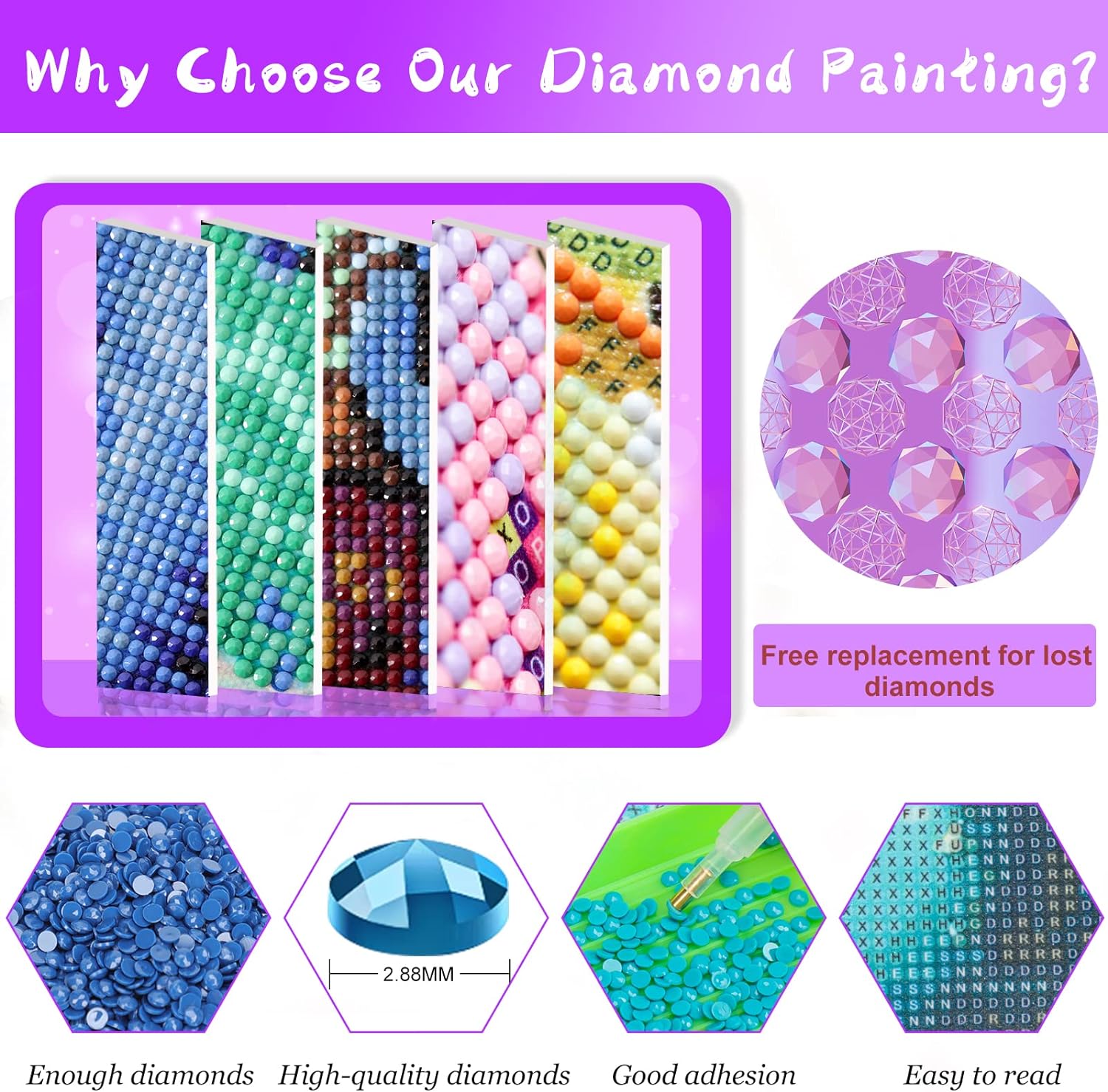 Dog-themed 5D Diamond Art Pain - Embroidery Uk ulasan dan harga