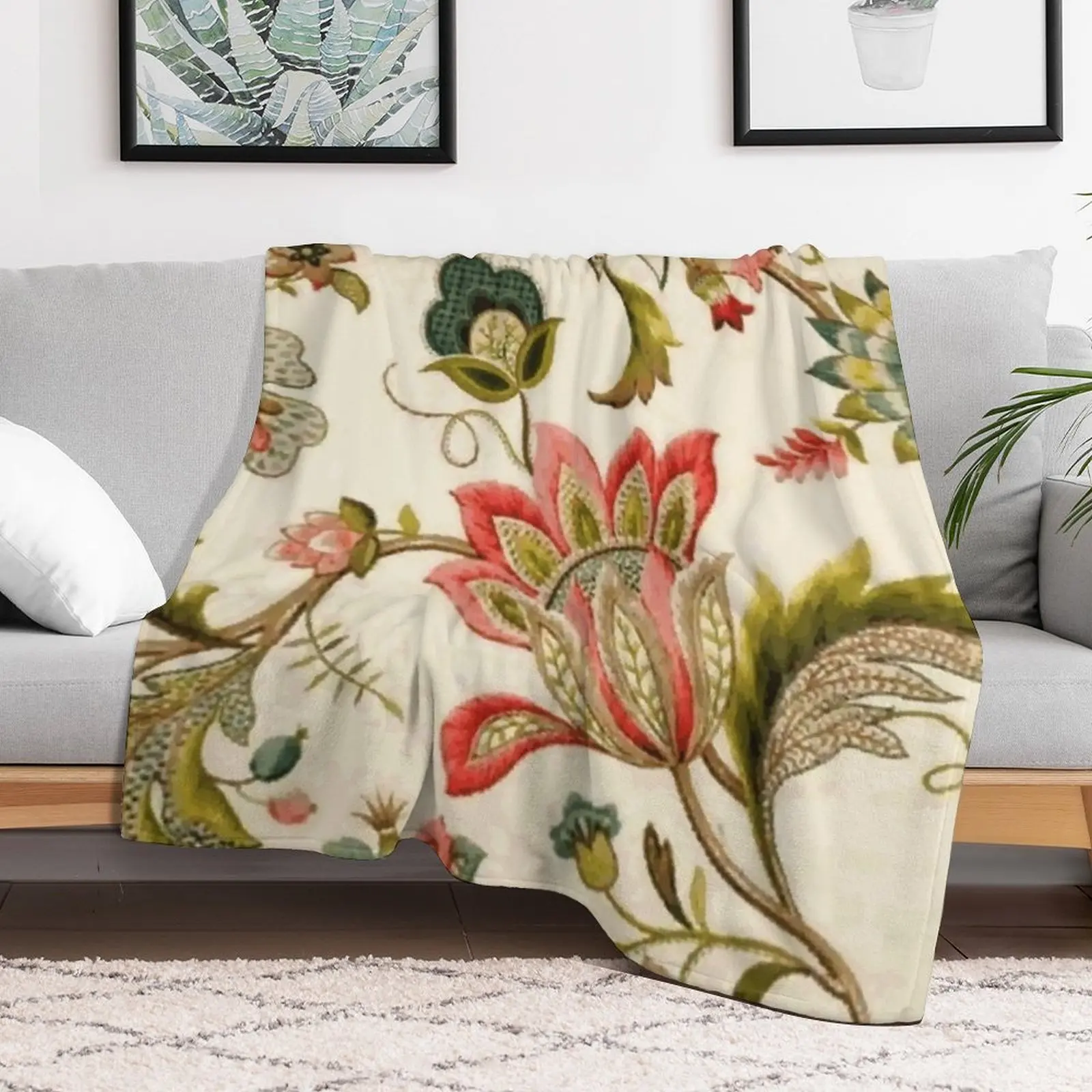 Jacobean Floral Crewel Embroid - Embroidery Vector ulasan dan harga
