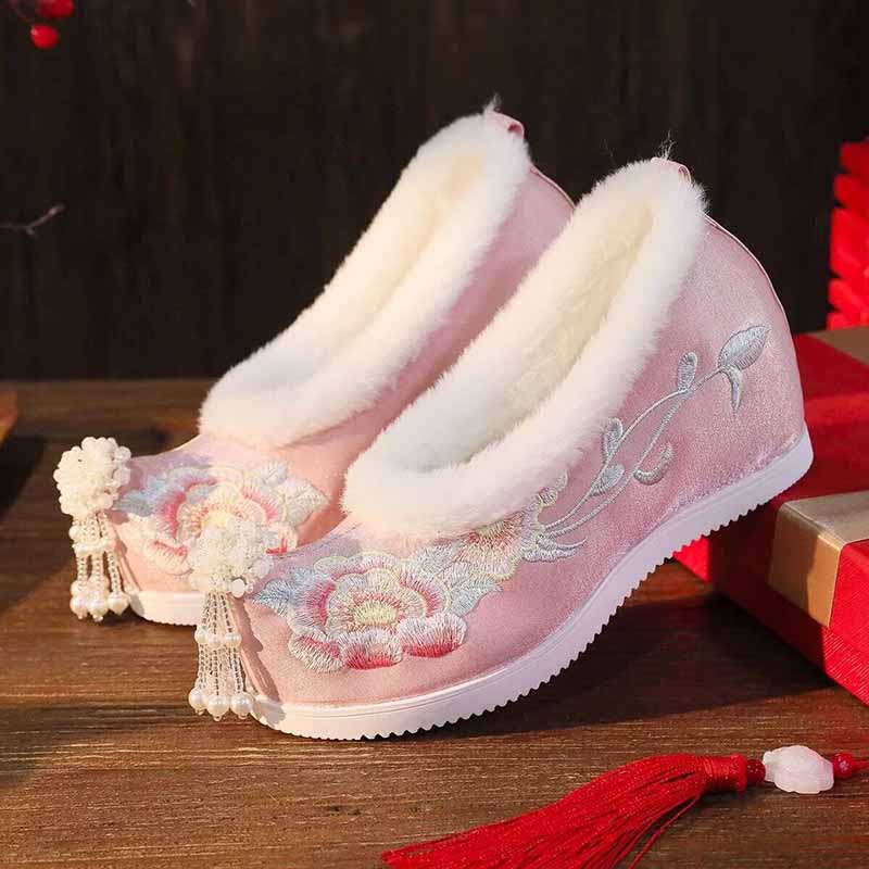 Women`s Plus Size 41# Hanfu Em - Embroidery Shoes ulasan dan harga