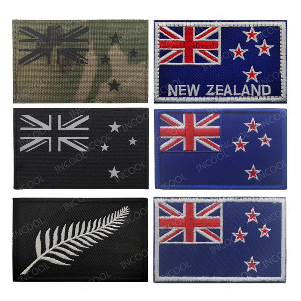 Embroidered Flag Patches New Z - Embroidery Uk ulasan dan harga