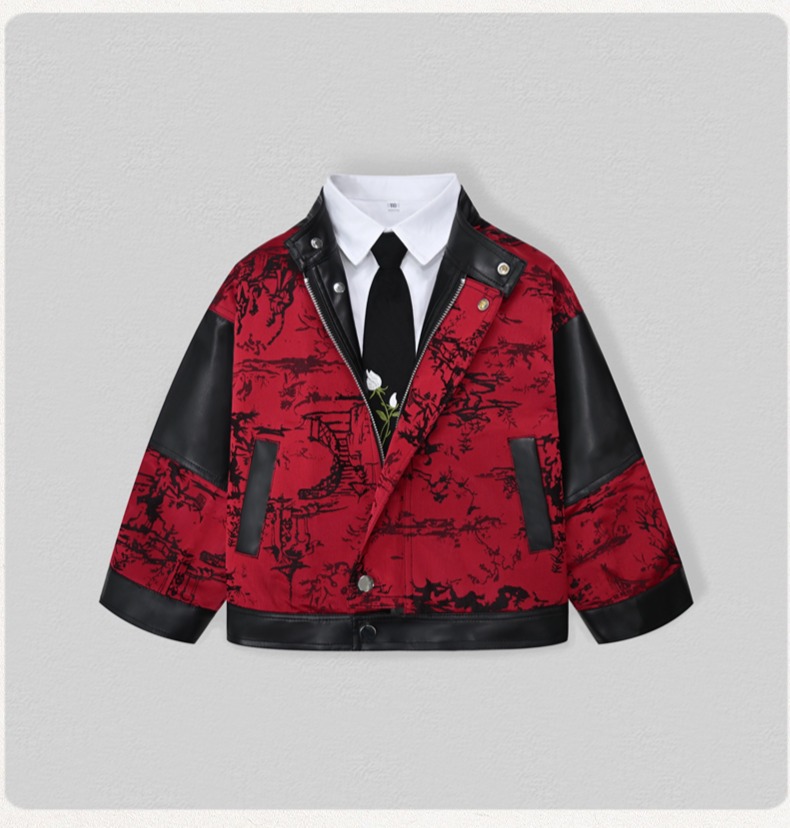 Gentleman Kids Embroidery Moto - Embroidery Jacket ulasan dan harga