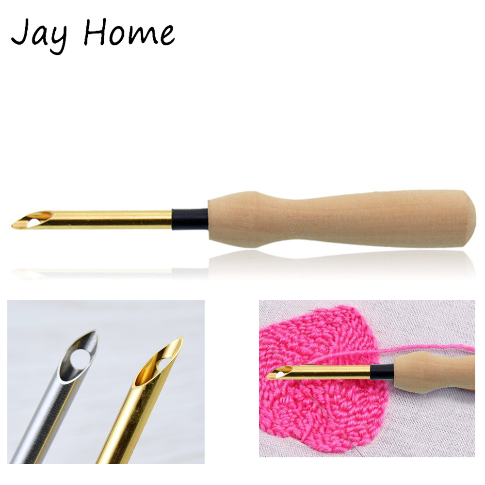 Embroidery Stitching Punch Nee - Punch Needle Handle ulasan dan harga