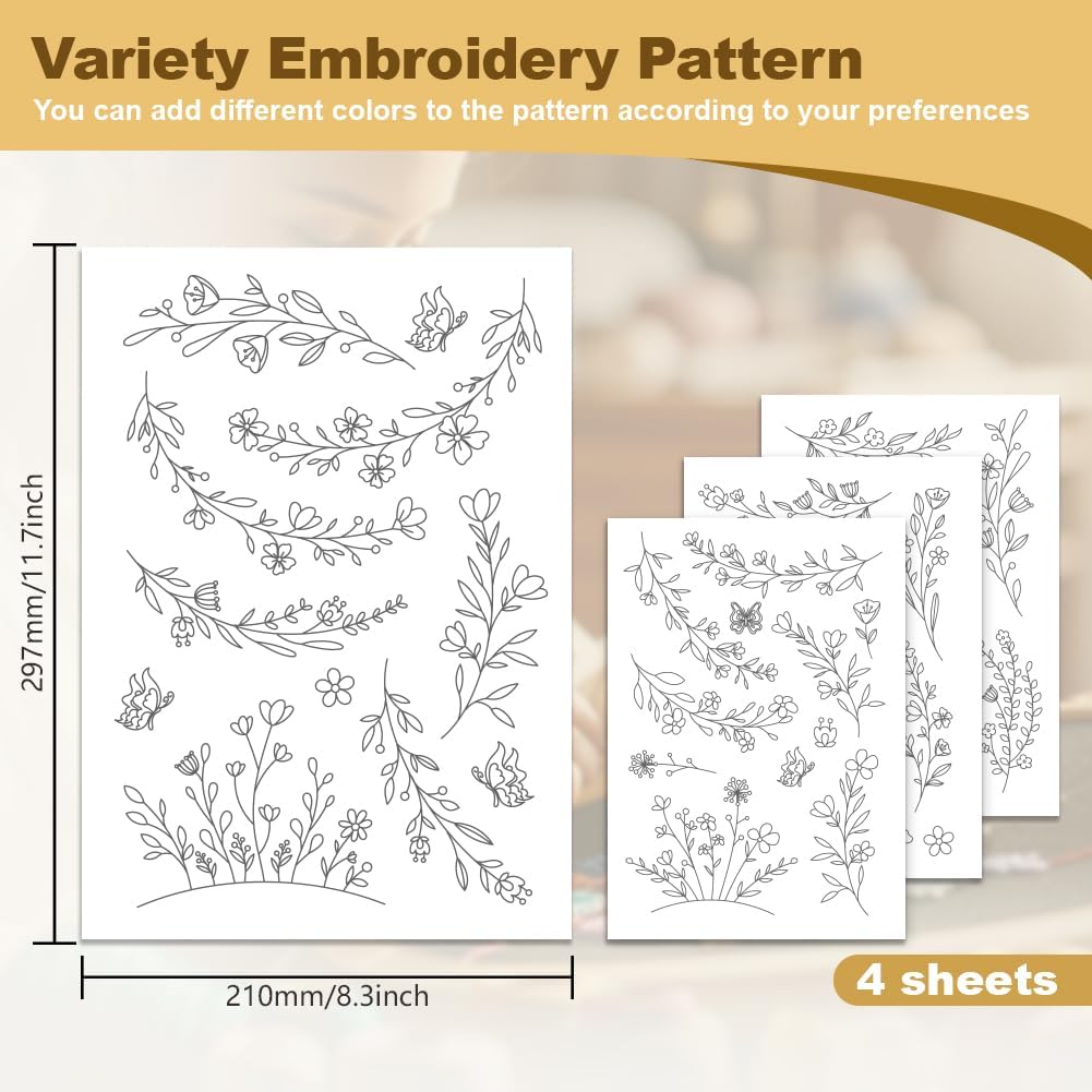 Water Soluble Embroidery Stabi - Water Soluble Stabilizer ulasan dan harga