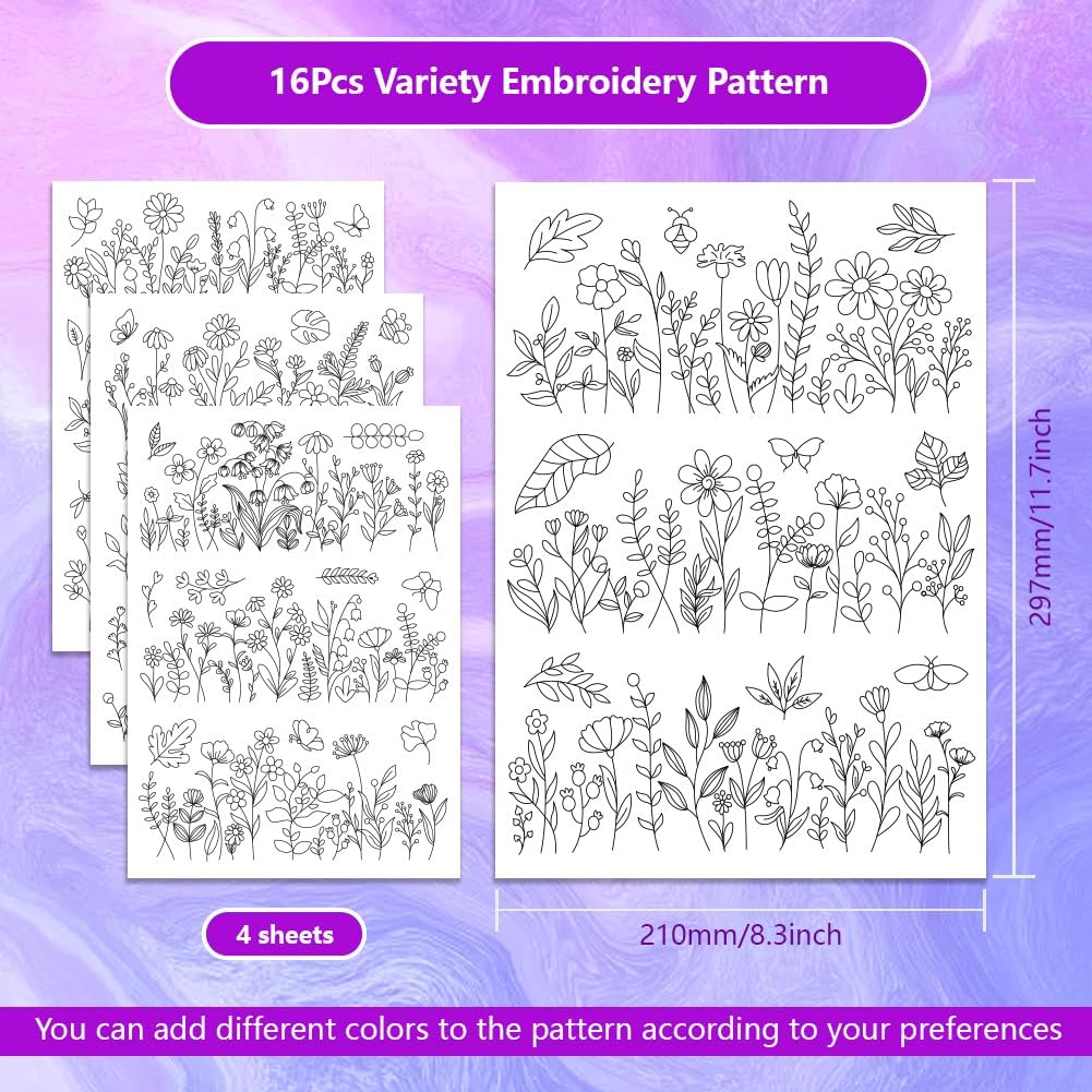 Water Soluble Embroidery Patte - Water Soluble Stabilizer ulasan dan harga
