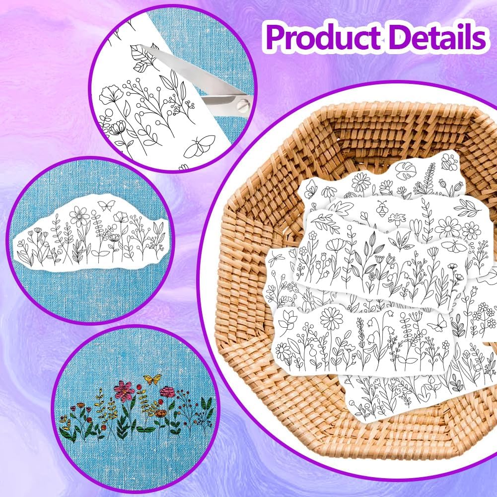 Water Soluble Embroidery Patte - Water Soluble Stabilizer ulasan dan harga
