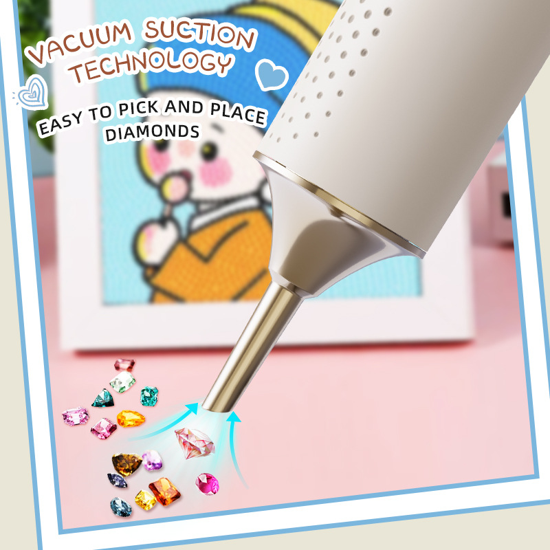 Vacuum Diamond Art Pen Wireles - Embroidery Uae ulasan dan harga