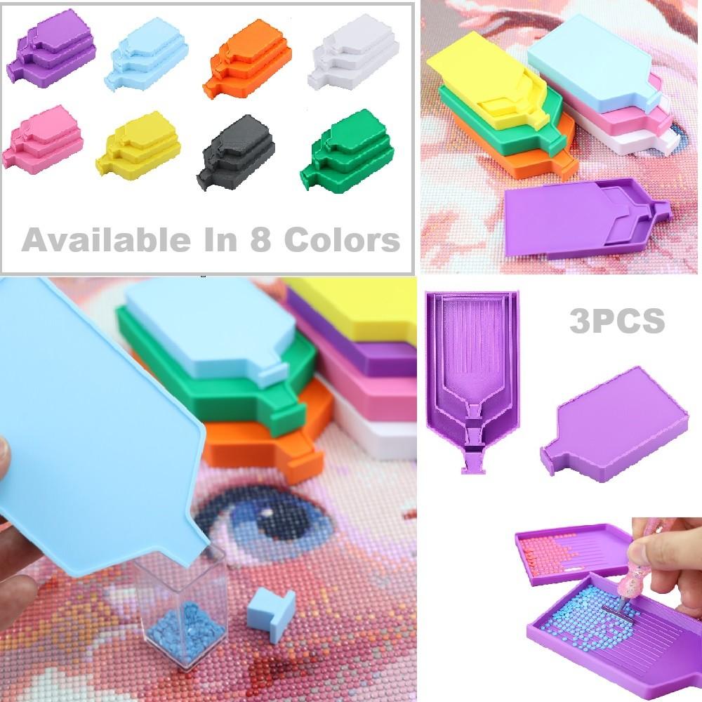 DIY 3Pcs Diamond Painting Tray - Embroidery Uae ulasan dan harga