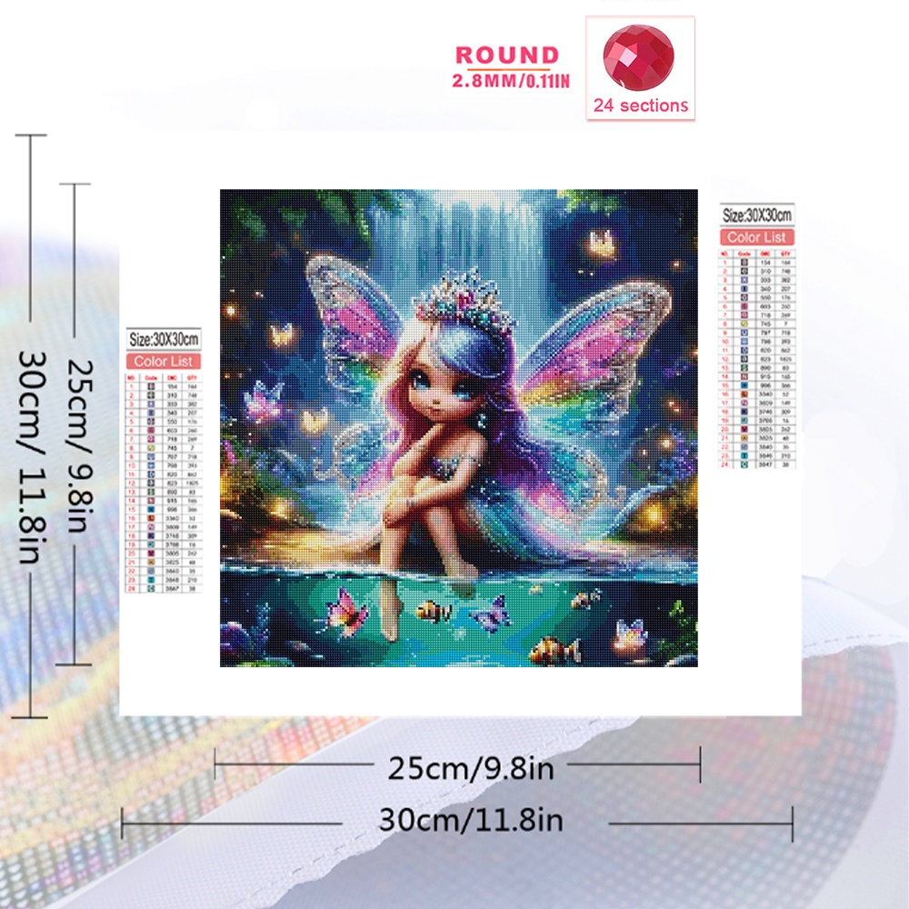 Momoart Girl Diamond Mosaic Po - Embroidery Uae ulasan dan harga