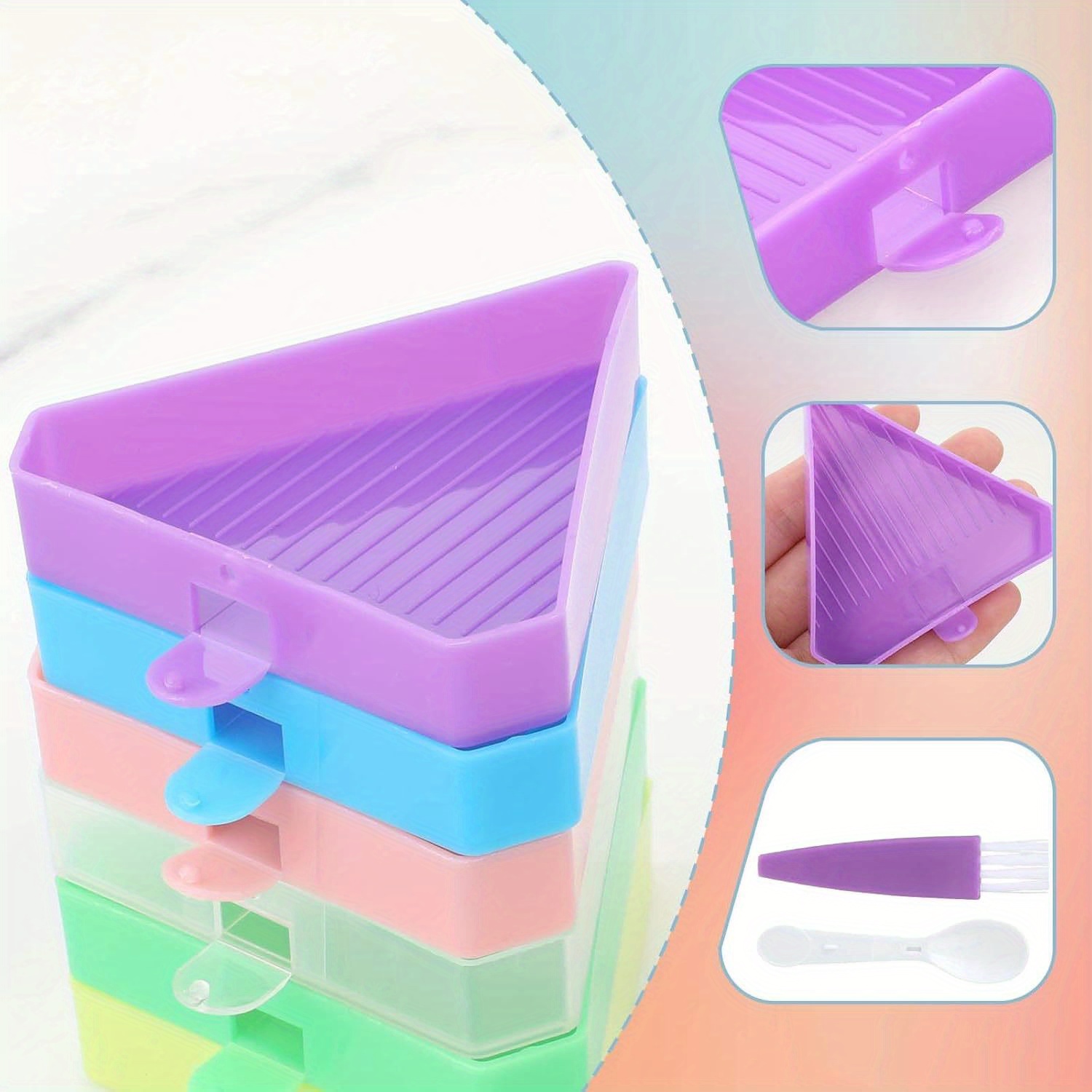 9PCS New Diamond Painting Tray - Embroidery Uae ulasan dan harga