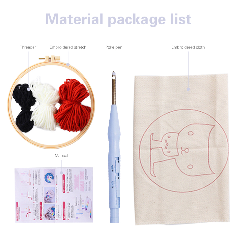 Punch Needle Kit Ghost Pumpkin - Punch Needle Handle ulasan dan harga