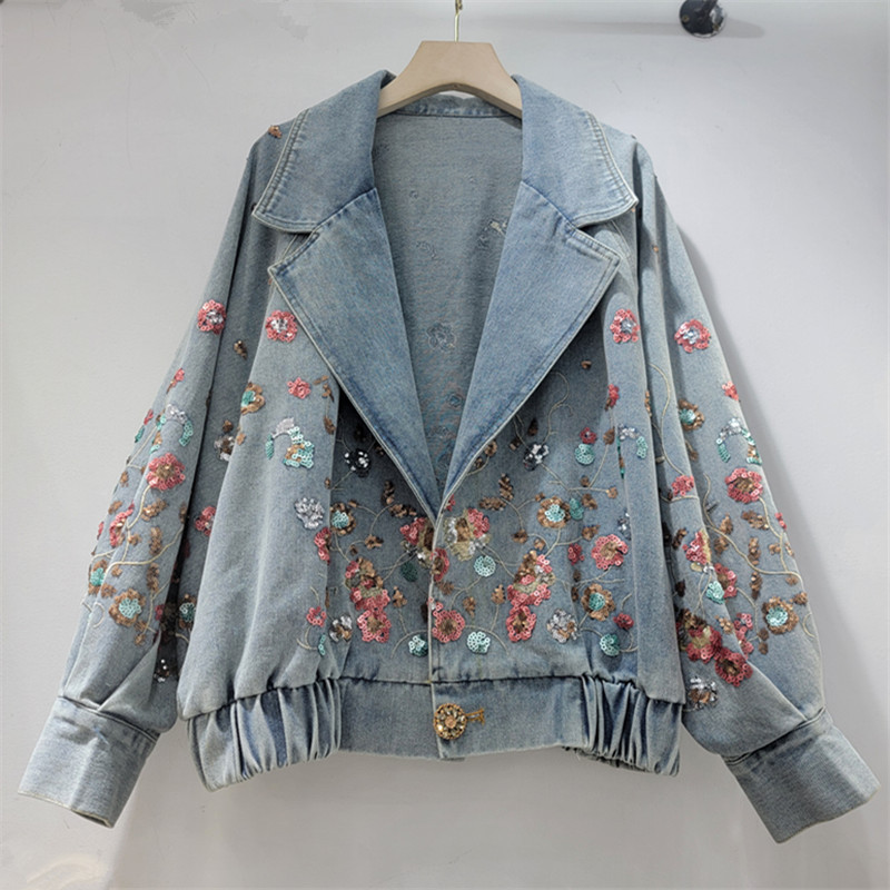2026 Spring and Autumn New Fas - Embroidery Jacket ulasan dan harga