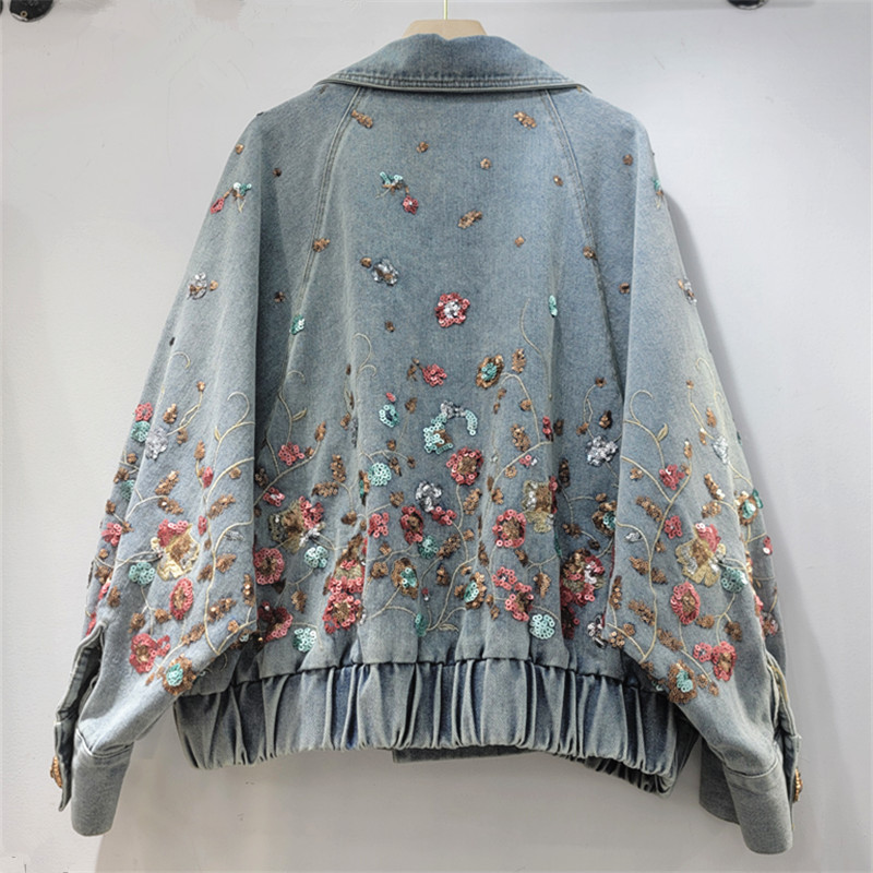 2026 Spring and Autumn New Fas - Embroidery Jacket ulasan dan harga