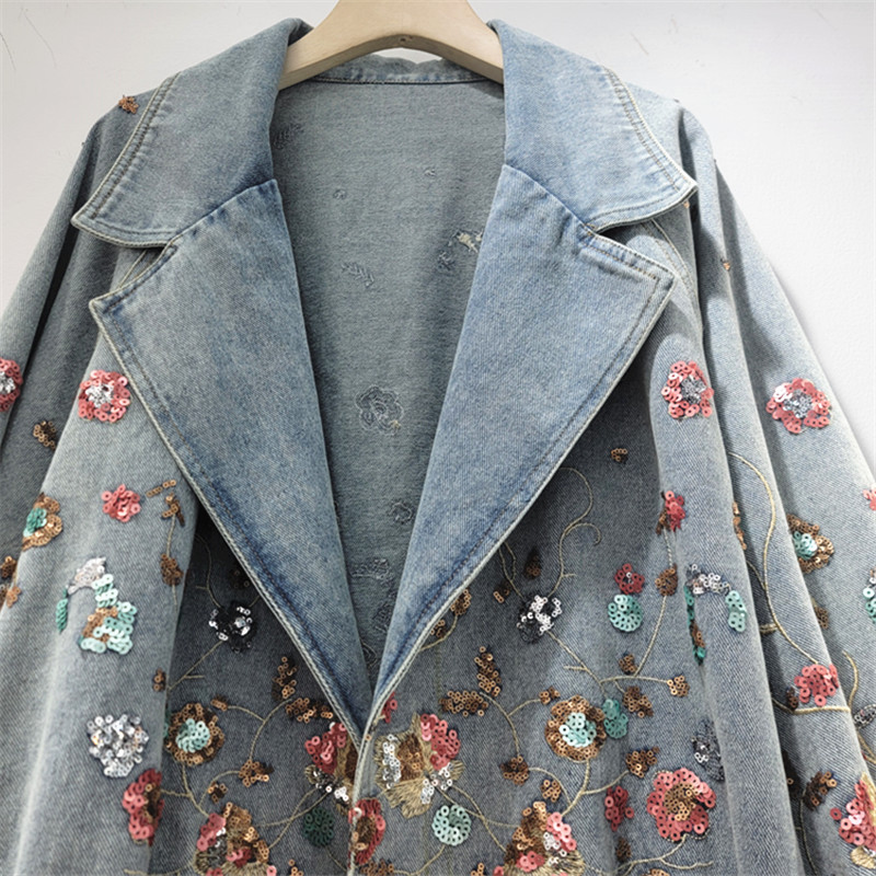 2026 Spring and Autumn New Fas - Embroidery Jacket ulasan dan harga