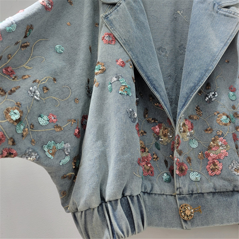 2026 Spring and Autumn New Fas - Embroidery Jacket ulasan dan harga