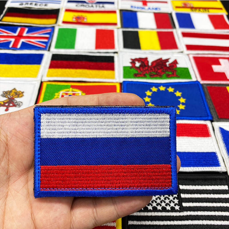 Country Flag Embroidered hook  - Embroidery Uk ulasan dan harga