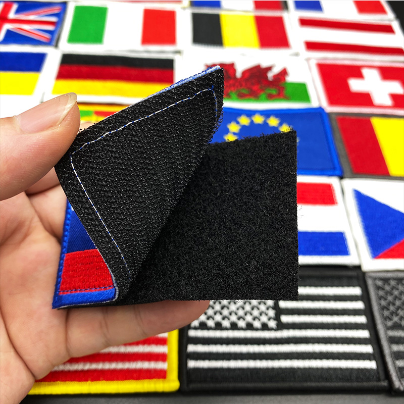 Country Flag Embroidered hook  - Embroidery Uk ulasan dan harga