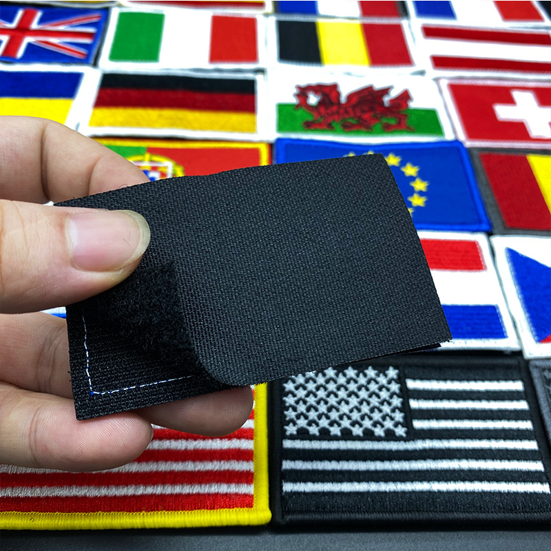 Country Flag Embroidered hook  - Embroidery Uk ulasan dan harga
