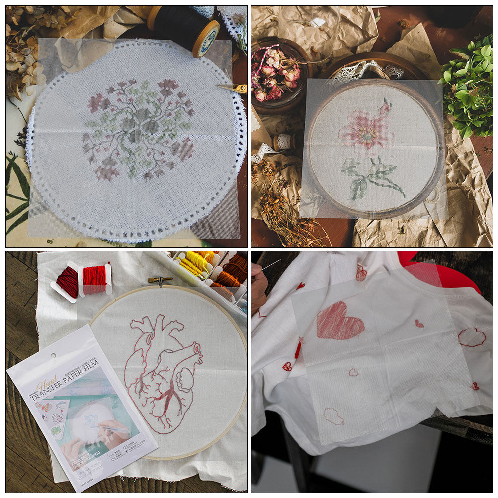 8Pcs Water Soluble Embroidery  - Water Soluble Stabilizer ulasan dan harga