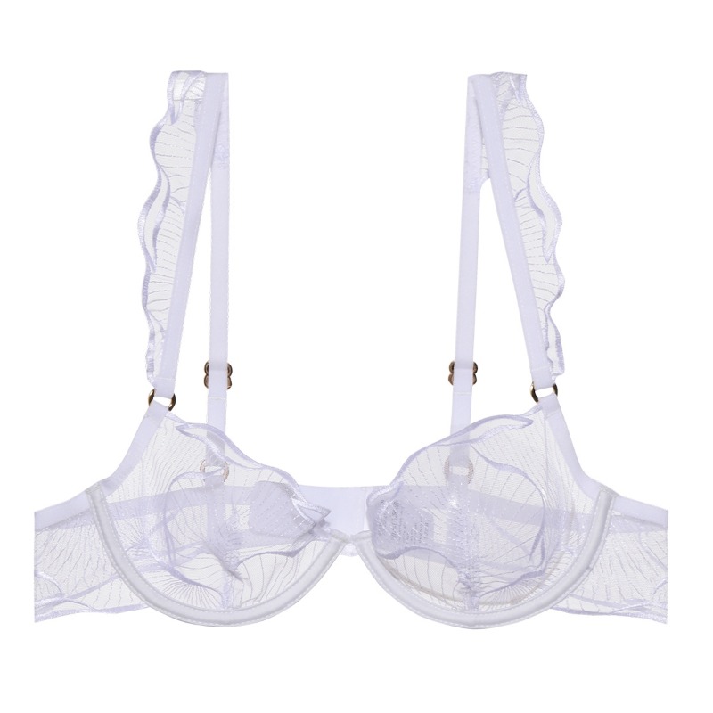 Elegant French Minimizer Bra D - Embroidery Uk ulasan dan harga
