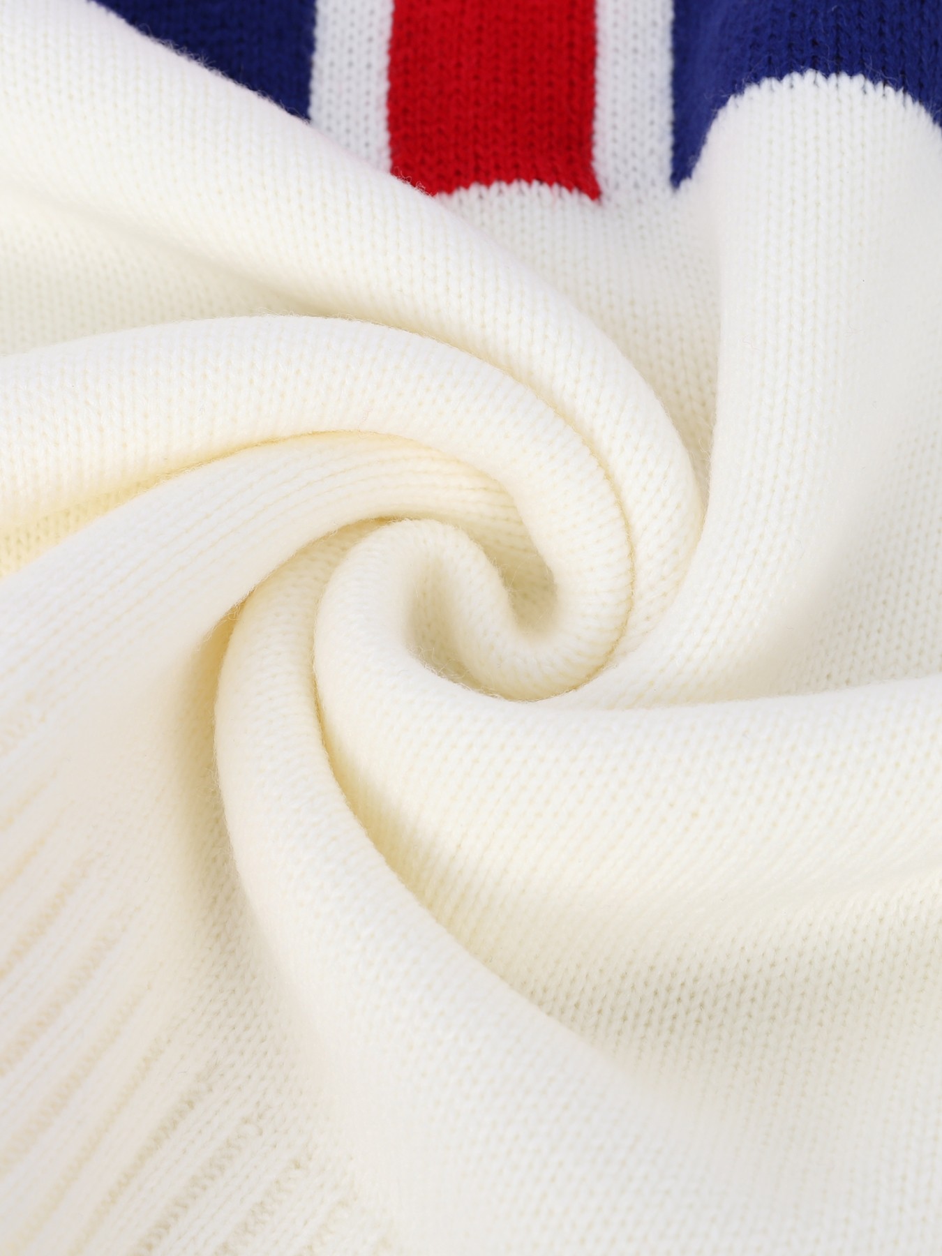 Women's White Oversized Knit S - Embroidery Uk ulasan dan harga