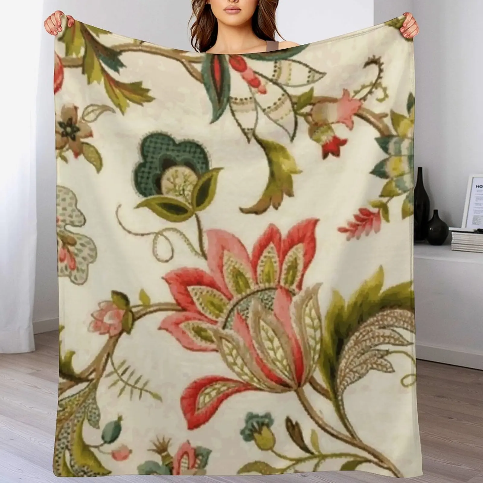 Jacobean Floral Crewel Embroid - Embroidery Vector ulasan dan harga
