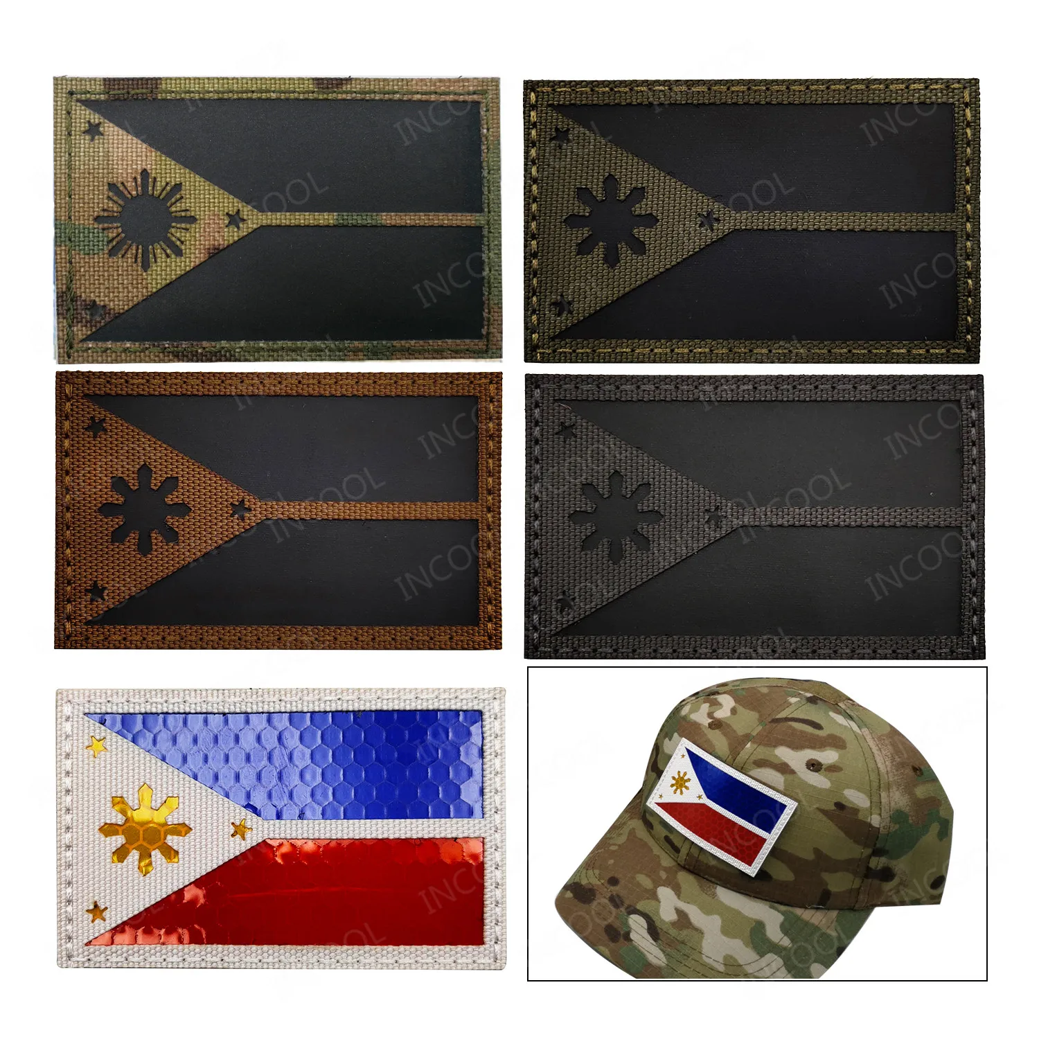 Philippines Flag Embroidered P - Embroidery Uk ulasan dan harga